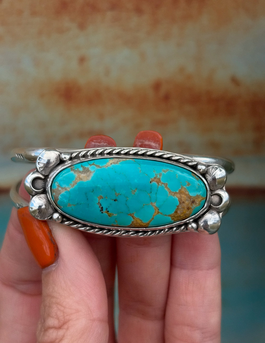The Westbound Cuff — Kingman Turquoise.