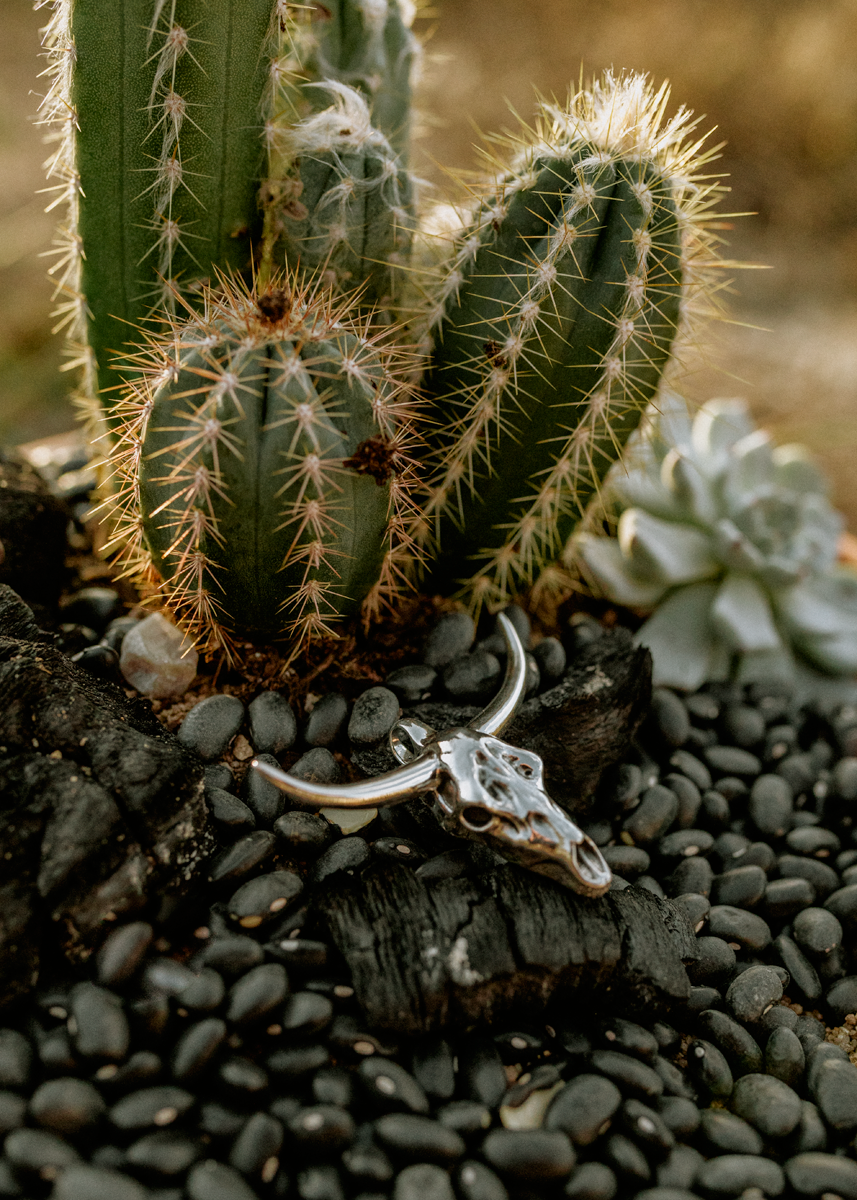 Sunburnt Longhorn 925 sterling silver