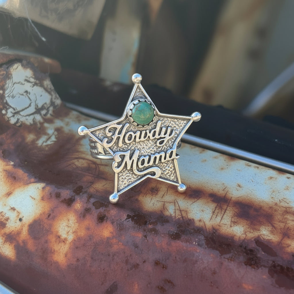 Howdy Mama sterling silver Star