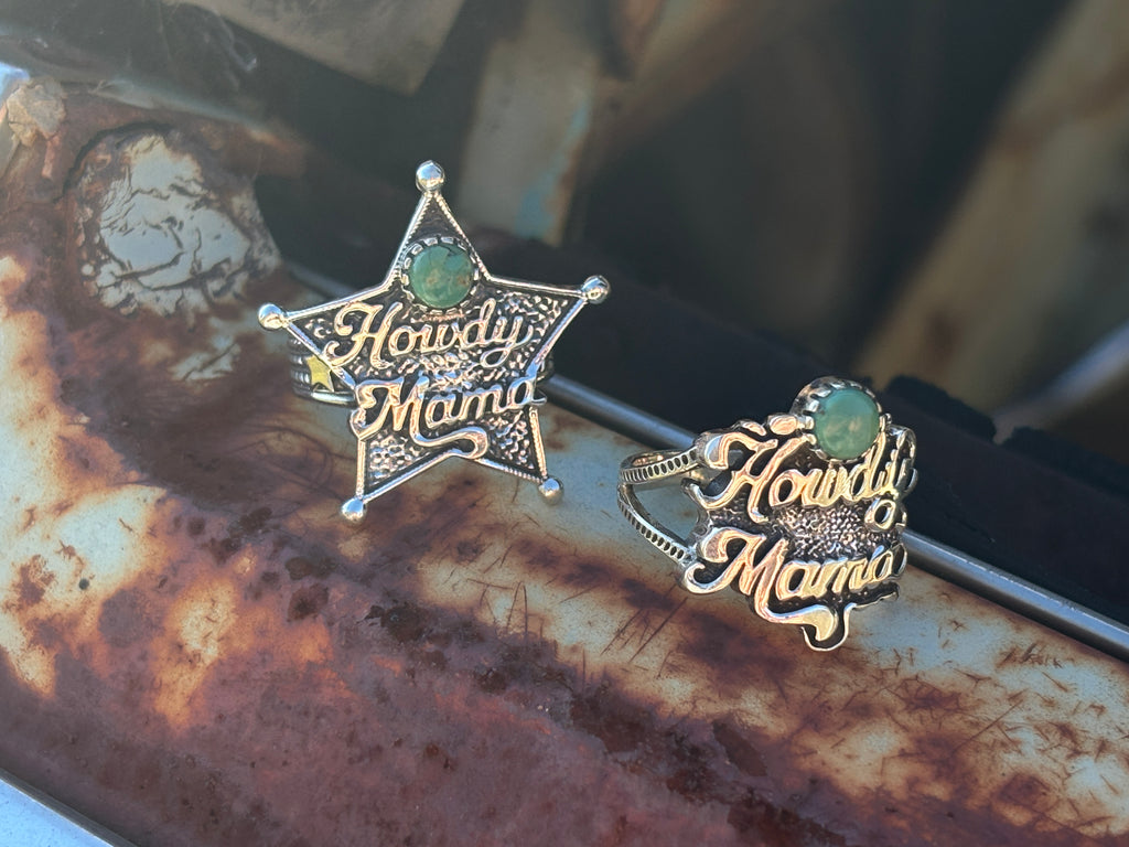 Howdy Mama sterling silver Star