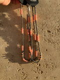 Pink Conch & Navajo Pearl Necklace Design A