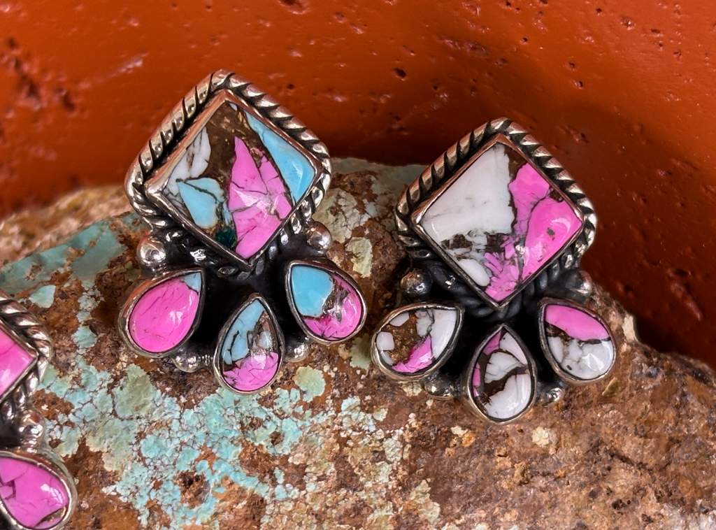 Cotton Candy Rodeo Earrings