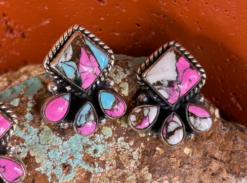 Cotton Candy Rodeo Earrings