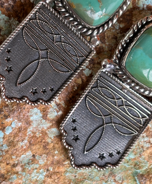 Boot Stitch Earrings